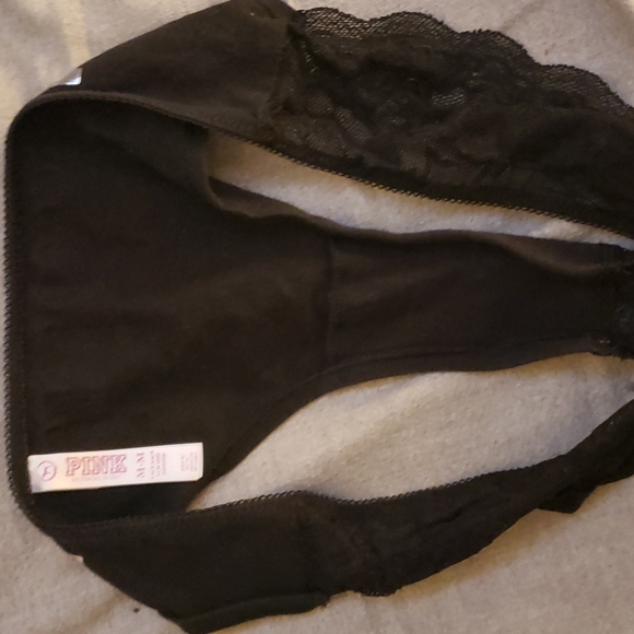 2000s vintage Victoria's Secret PINK  lace back hipster. - Picture 3 of 4